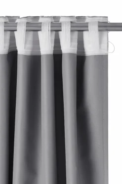 Ellos Gardinlængder Med Rynkebånd|Mørklægningsgardiner-Home Mørklægningsgardin Hedda Wide 1-pak