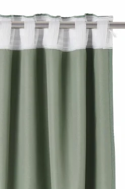 Ellos Gardinlængder Med Rynkebånd|Mørklægningsgardiner-Home Mørklægningsgardin Ines Wide ekstra bred 1-pak