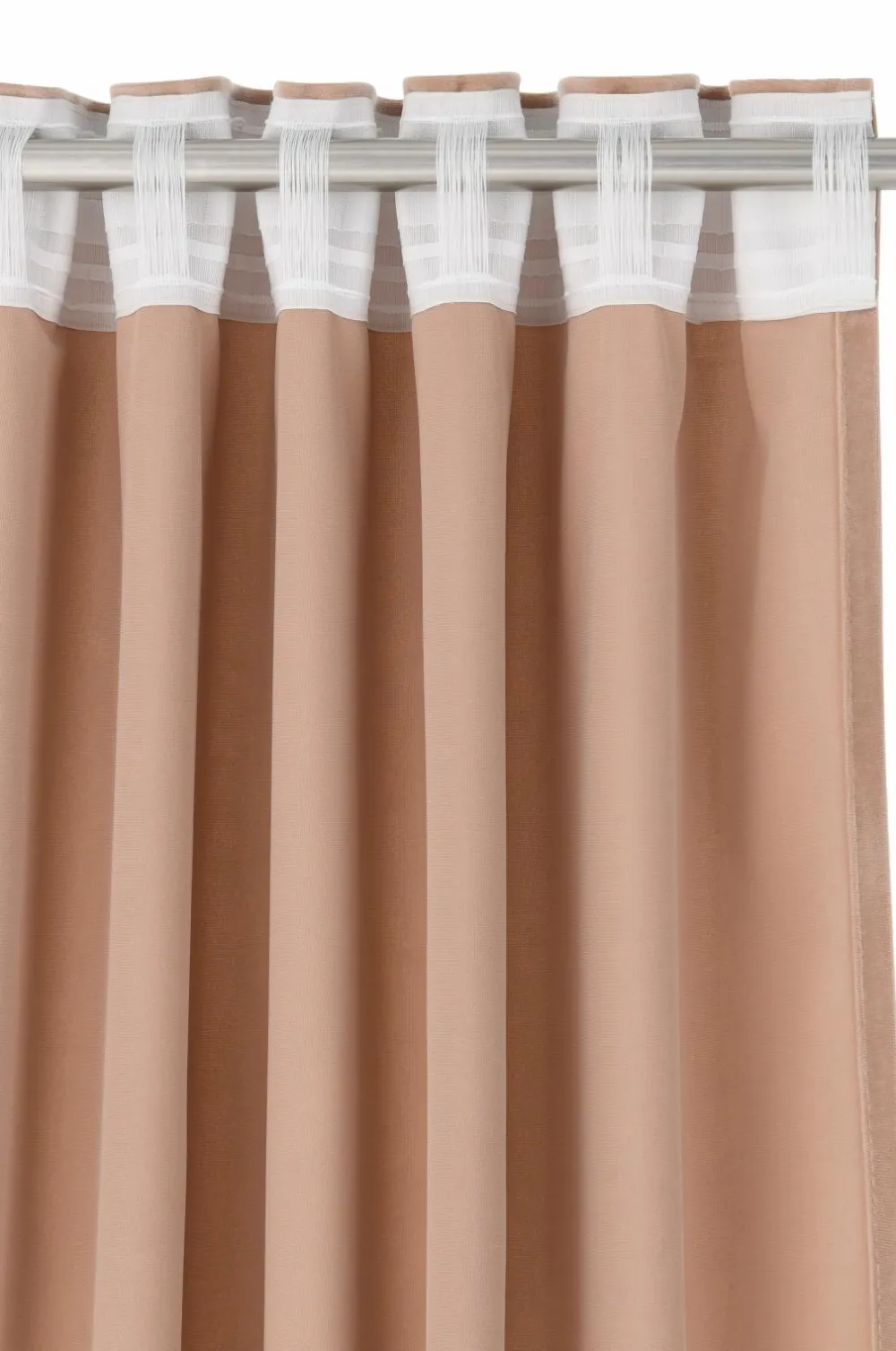 Ellos Velourgardiner-Home Multibåndslængd Nora dobbelt bredde, 1 stk.