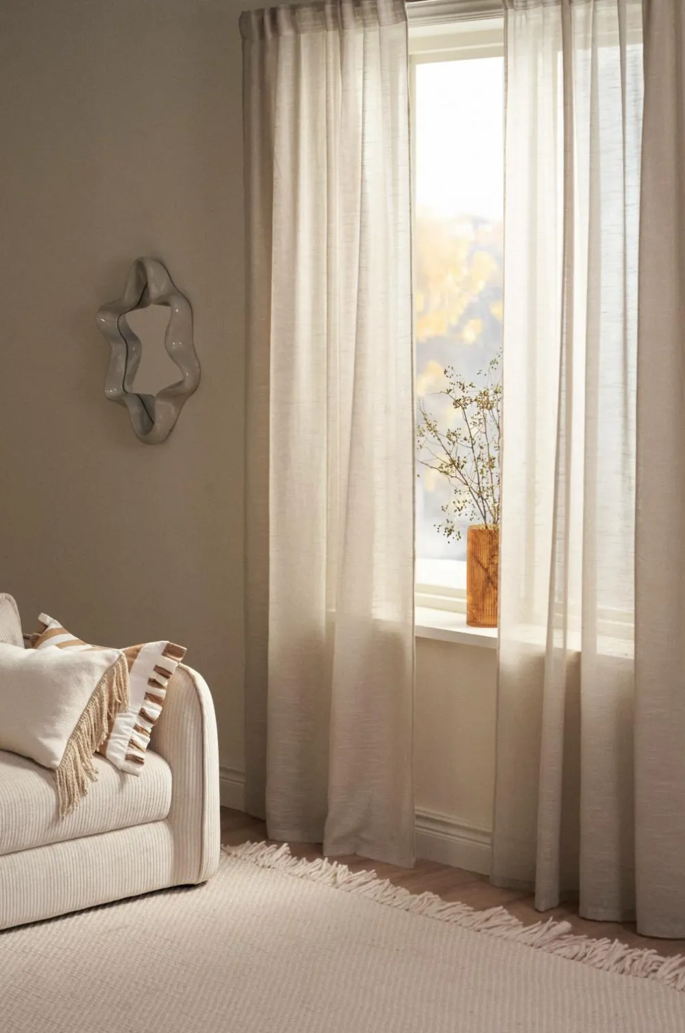 Ellos Persienner|Gardinlængder Med Rynkebånd-Home Multibåndsgardin Nellie 2-pak