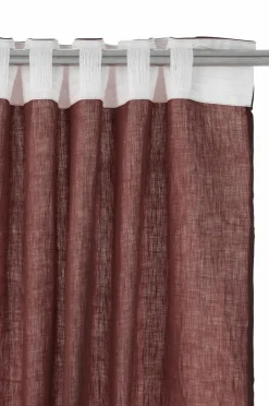 Ellos Hørgardiner|Gardinlængder Med Rynkebånd-Home Multibåndslængde Malva Wide ekstra bred, 1 stk. i 100% hør