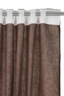 Ellos Persienner|Hørgardiner-Home Multibåndslængde Malva Wide ekstra bred, 1 stk. i 100% hør