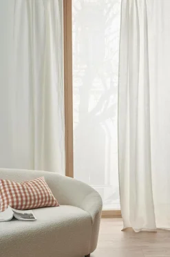 Ellos Persienner|Hørgardiner-Home Multibåndslængde Malva 2-pak i 100% hør