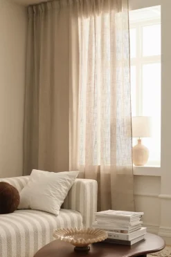 Ellos Gardinlængder Med Rynkebånd-Home Multibåndsgardin Dianne Wide ekstra bred 1-pak