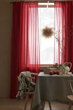 Ellos Julegardiner|Gardinlængder Med Rynkebånd-Home Multibåndsgardin Lovisa 2-pak