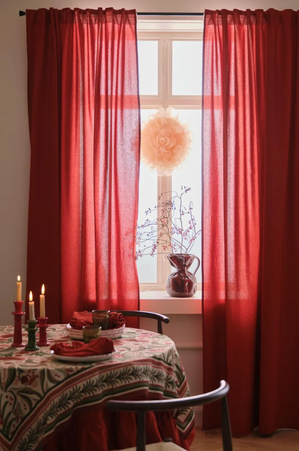 Ellos Gardinlængder Med Rynkebånd-Home Multibåndsgardin Lina 2-pak