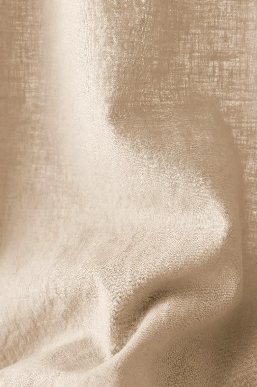 Ellos Gardinlængder Med Rynkebånd-Home Multibåndsgardin Elly Wide i genanvendt halvlinned ekstra bred 1-pak