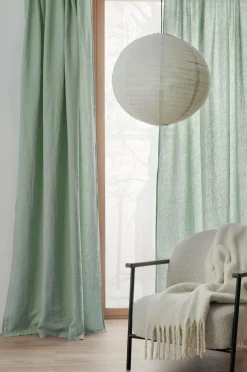 Ellos Hørgardiner-Home Multibåndslængde Malva 2-pak i 100% hør