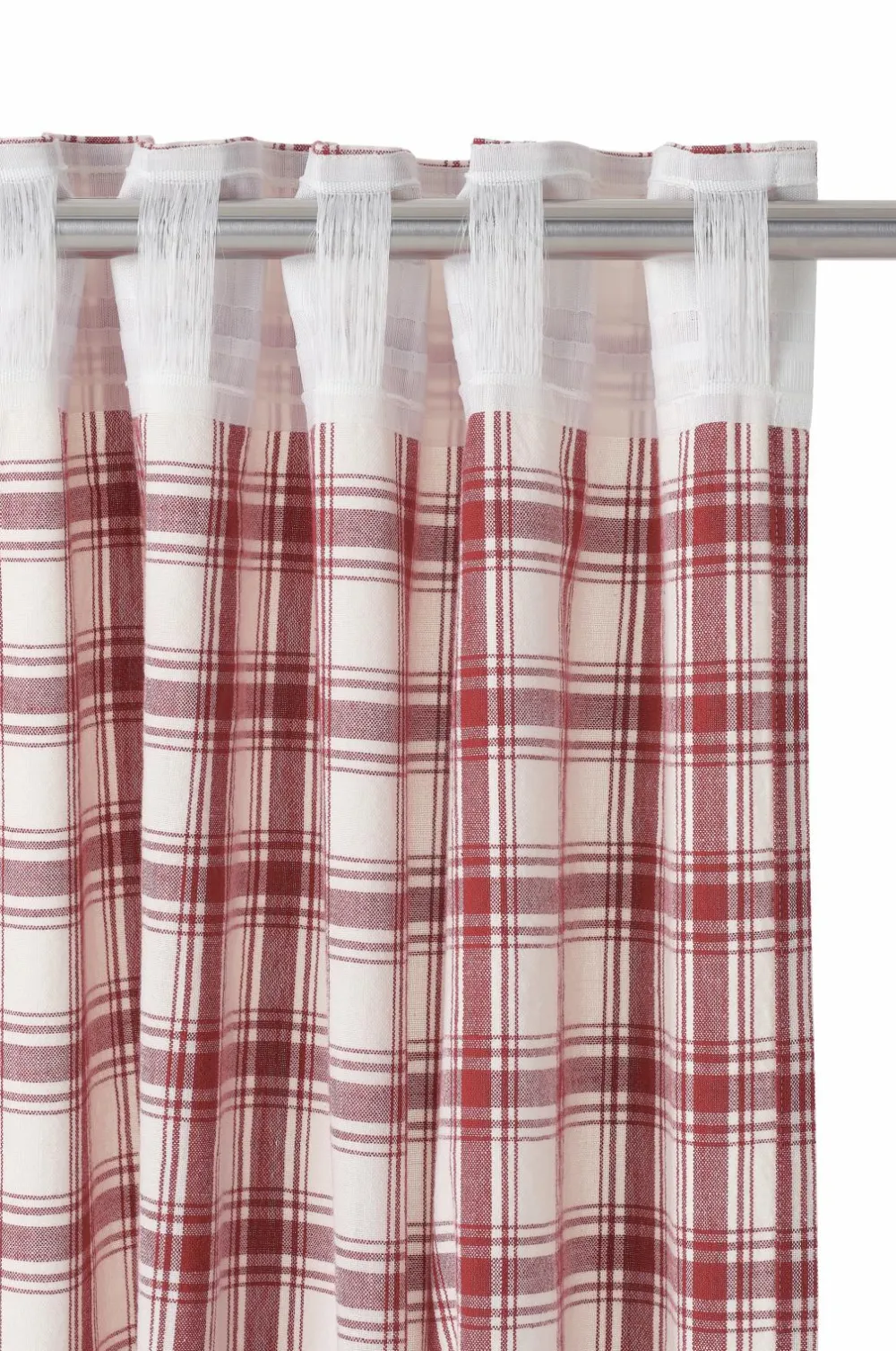 Ellos Gardinlængder Med Rynkebånd-Home Multibåndsgardin Sally Check 2-pak