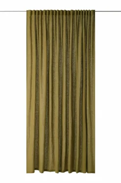 Ellos Gardinlængder Med Rynkebånd-Home Multibåndsgardin Elly Wide i genanvendt halvlinned ekstra bred 1-pak