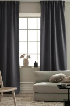 Ellos Gardinlængder Med Rynkebånd|Mørklægningsgardiner-Home Multibåndslængde Sandy, mørklæggende, 1 stk.