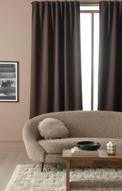 Ellos Mørklægningsgardiner-Home Multibåndslængde Sandy, mørklæggende, 1 stk.