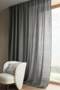 Ellos Hørgardiner-Home Multibåndslængde Malva Wide ekstra bred, 1 stk. i 100% hør