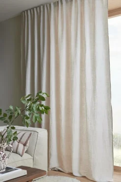 Ellos Persienner|Hørgardiner-Home Multibåndslængde Malva Wide ekstra bred, 1 stk. i 100% hør