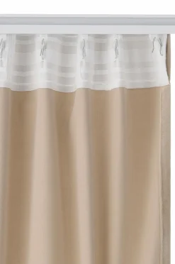 Ellos Velourgardiner|Gardinlængder Med Rynkebånd-Home Multibåndslængd Nora dobbelt bredde, 1 stk.