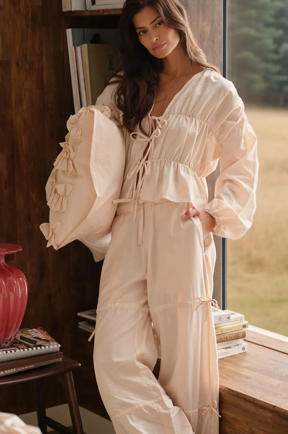 Ellos Homewear-Home Natbukser Juliette