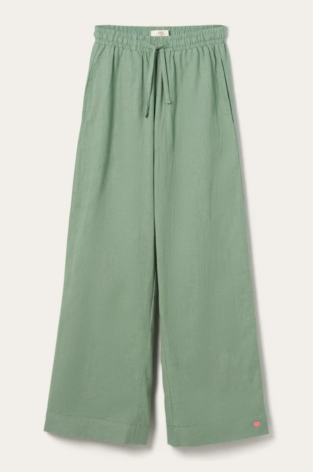 Ellos Homewear-Home Natbukser Pyjama Pant Elly i genanvendt halvlinned