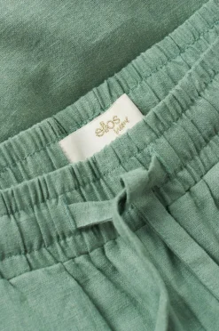 Ellos Homewear-Home Natbukser Pyjama Pant Elly i genanvendt halvlinned