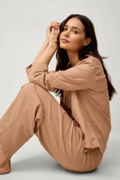 Ellos Homewear-Home Natbukser Candela Peached