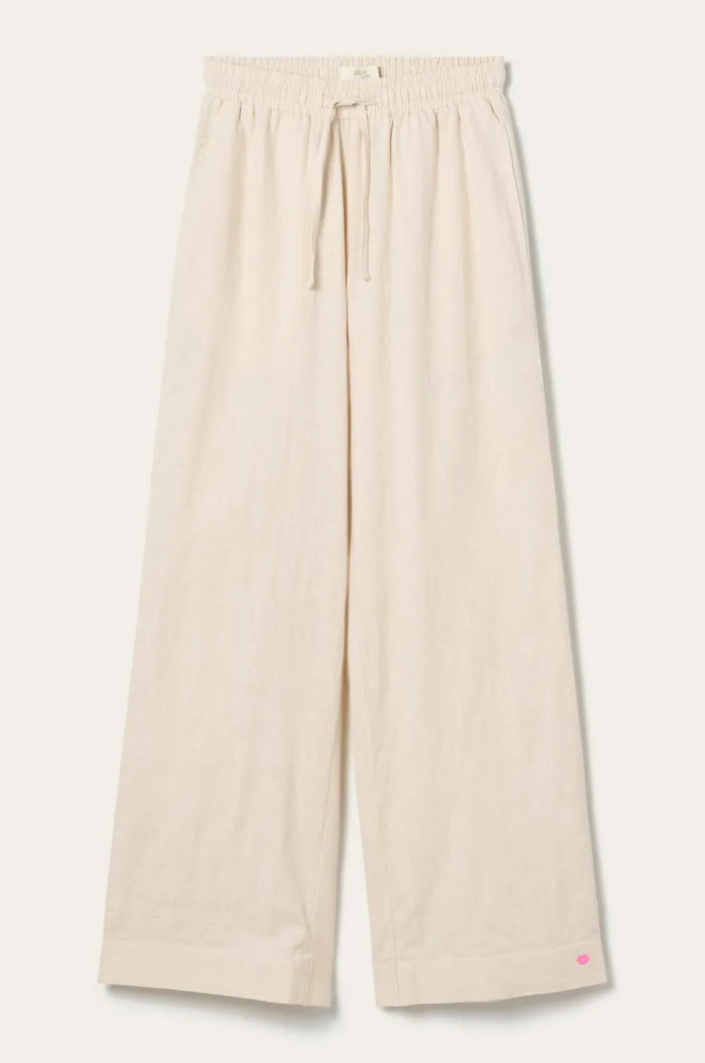 Ellos Homewear-Home Natbukser Pyjama Pant Elly i genanvendt halvlinned