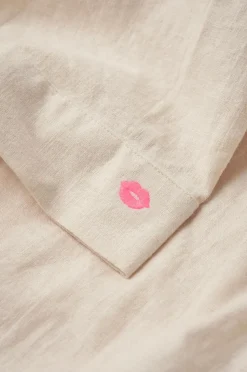 Ellos Homewear-Home Natbukser Pyjama Pant Elly i genanvendt halvlinned