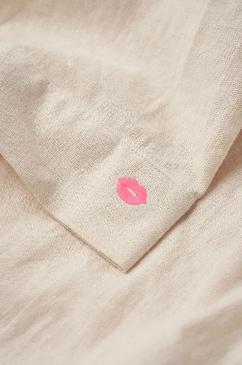 Ellos Homewear-Home Natbukser Pyjama Pant Elly i genanvendt halvlinned