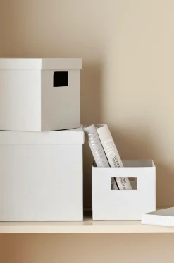 Ellos Kontorartikler-Home Opbevaringsbokse Rose, sæt med 3 stk. i forskellige størrelser