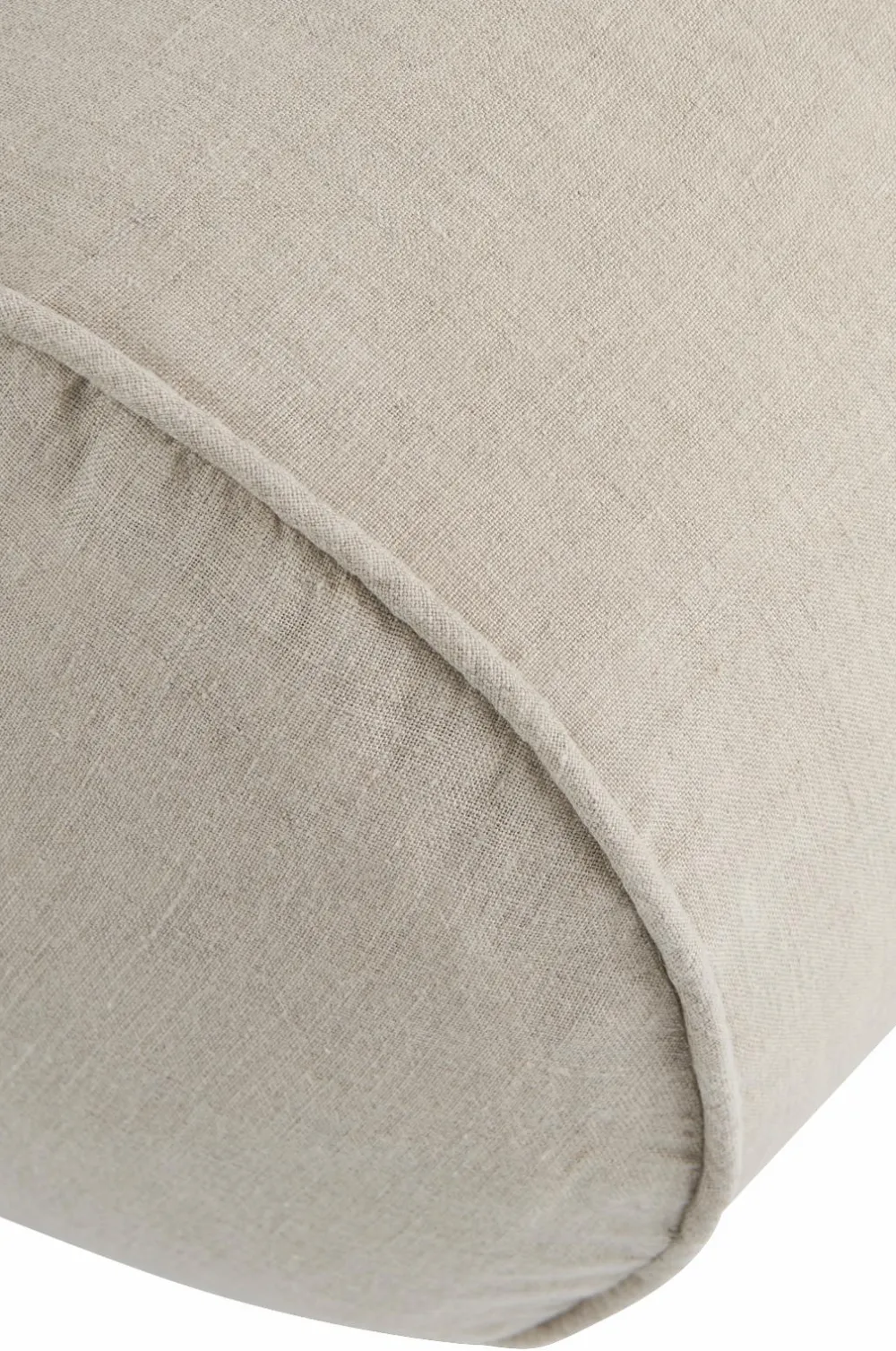 Ellos Pyntepuder & Betræk-Home Pølsepude Candice Cylinder i vasket hør