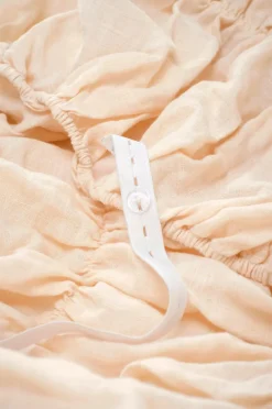 Ellos Sengekapper-Home Polstring af seng Candice Elastic 60 cm i hør