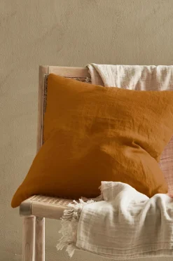 Ellos Pyntepuder & Betræk-Home Pudebetræk Candice Zip i vasket hør 50x50 cm