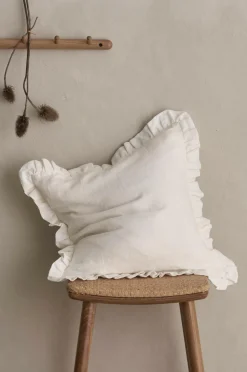 Ellos Pyntepuder & Betræk-Home Pudebetræk Candice Frill i vasket hør