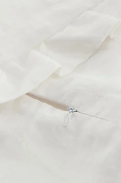 Ellos Pyntepuder & Betræk-Home Pudebetræk Candice Frill i vasket hør