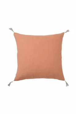 Ellos Pyntepuder & Betræk-Home Pudebetræk Candice Tassel af vasket hør, 50x50 cm