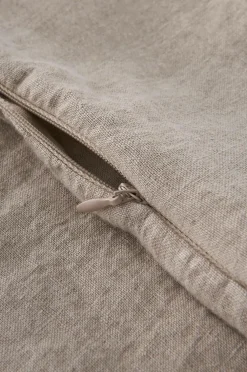 Ellos Pyntepuder & Betræk-Home Pudebetræk Candice Zip i vasket hør 50x50 cm