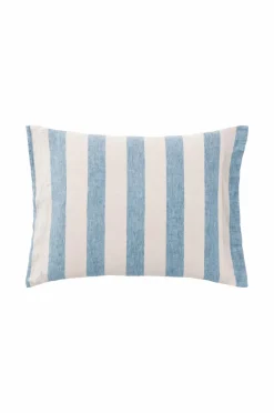 Ellos Pudebetræk-Home Pudebetræk Candice Block Stripe i vasket hør
