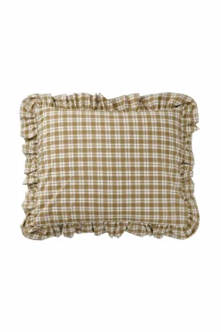 Ellos Pudebetræk-Home Pudebetræk Sonneli Check Frill PC i bomuld