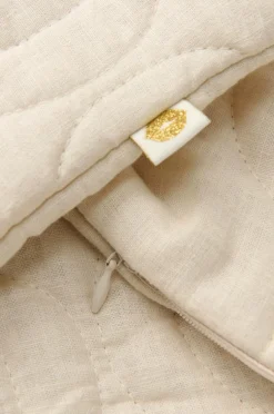 Ellos Pyntepuder & Betræk-Home Pudebetræk Elly Quilted i genanvendt halvlinned