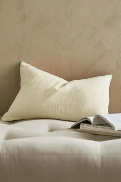 Ellos Pyntepuder & Betræk-Home Pudebetræk Candice Zip i vasket hør 40x60 cm