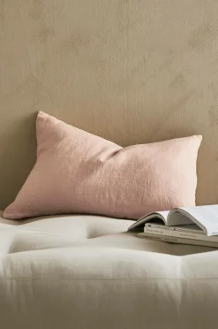 Ellos Pyntepuder & Betræk-Home Pudebetræk Candice Zip i vasket hør 40x60 cm