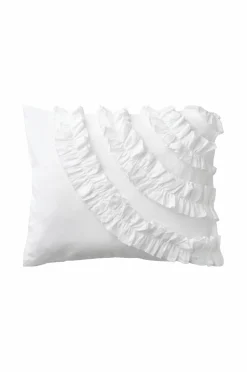 Ellos Pudebetræk-Home Pudebetræk Juliette Curve Frill i vasket bomuld