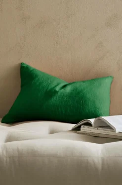 Ellos Pyntepuder & Betræk-Home Pudebetræk Candice Zip i vasket hør 40x60 cm