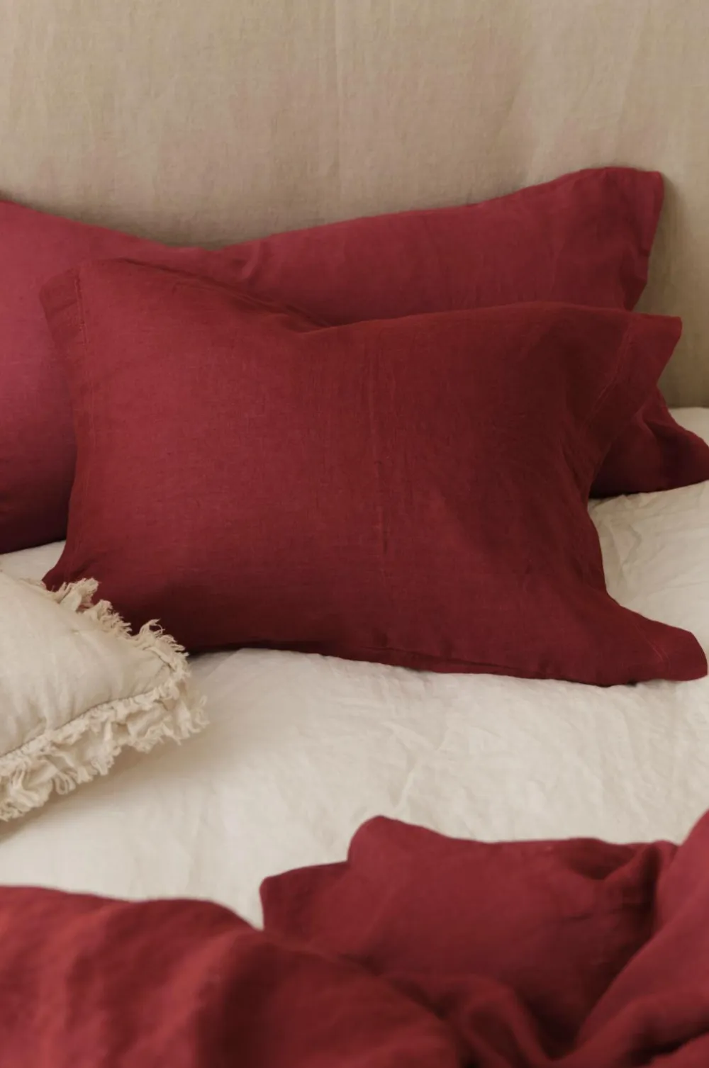 Ellos Pudebetræk-Home Pudebetræk Candice af vasket hør