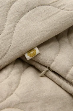 Ellos Pyntepuder & Betræk-Home Pudebetræk Elly Quilted i genanvendt halvlinned