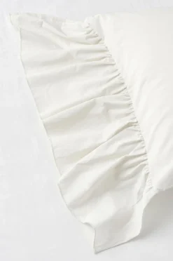 Ellos Pudebetræk-Home Pudebetræk Juliette Giant Frill i vasket bomuld