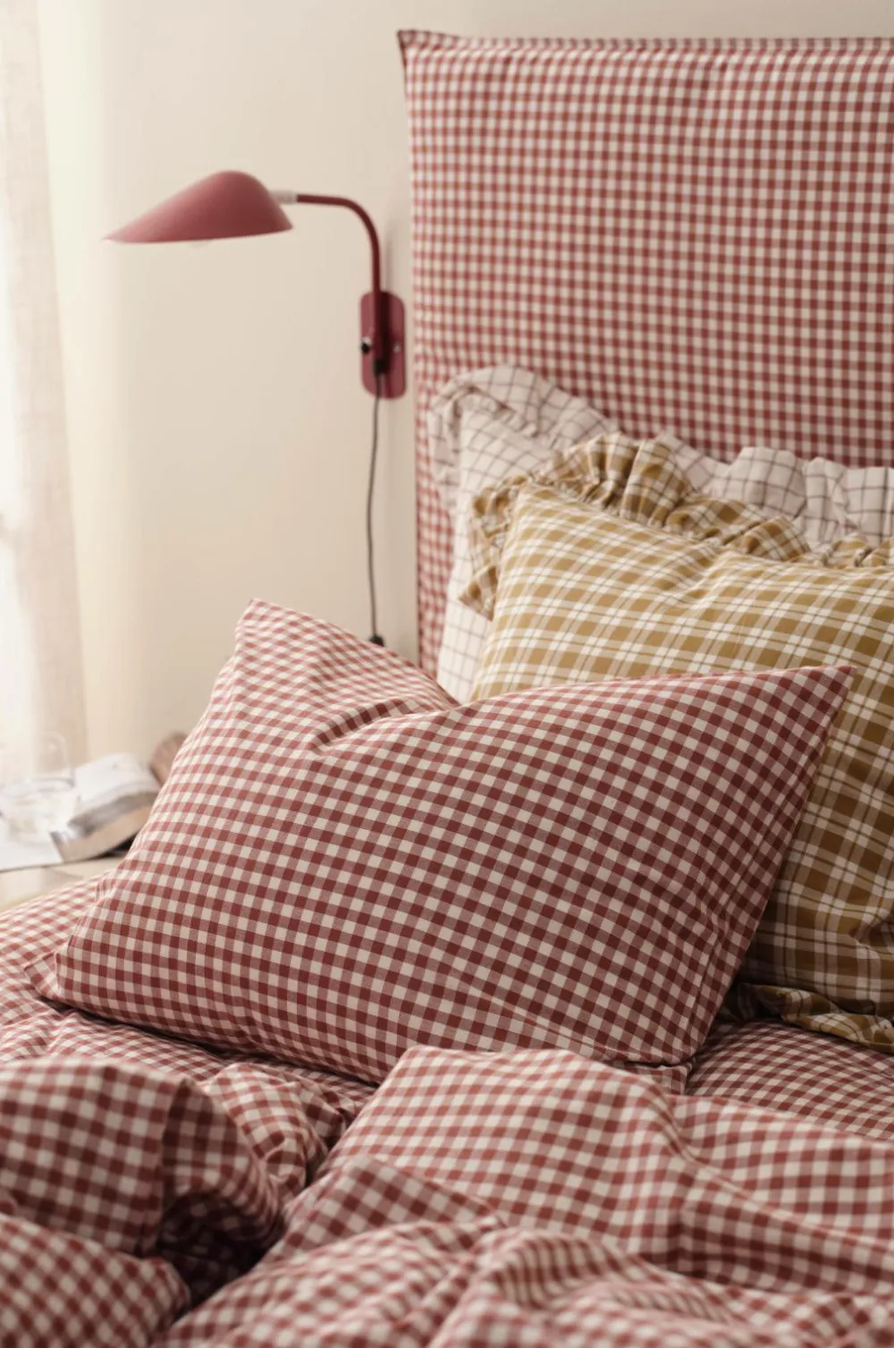 Ellos Pudebetræk-Home Pudebetræk Sonneli Check i bomuld