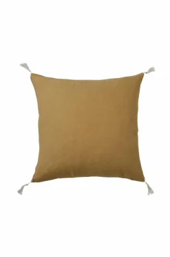 Ellos Pyntepuder & Betræk-Home Pudebetræk Candice Tassel af vasket hør, 50x50 cm