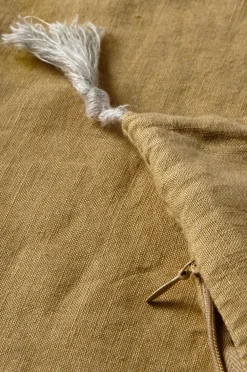 Ellos Pyntepuder & Betræk-Home Pudebetræk Candice Tassel af vasket hør, 50x50 cm