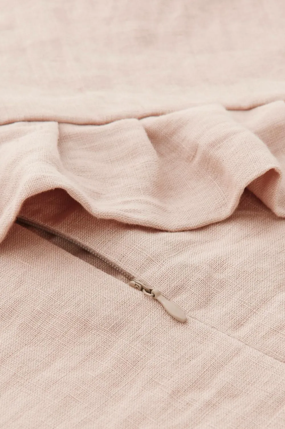 Ellos Pyntepuder & Betræk-Home Pudebetræk Candice Frill i vasket hør