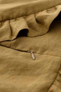 Ellos Pyntepuder & Betræk-Home Pudebetræk Candice Frill i vasket hør