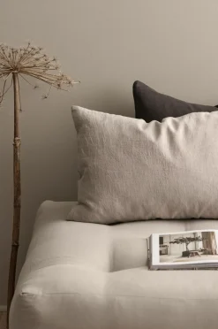 Ellos Pyntepuder & Betræk-Home Pudebetræk Candice Zip i vasket hør 40x60 cm